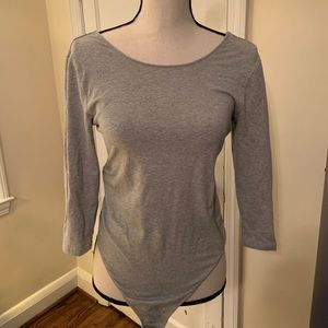 GAP grey body suit